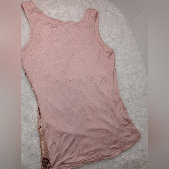 Sequin Top Sequin detail tank. Womens sizeL - Picture 4 of 4